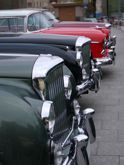 vintage auto& 39 s motorkappen lijn
