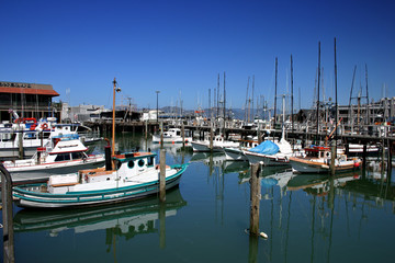 Fototapeta na wymiar fisherman's wharf, san francisco