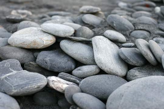 pebles on the beach