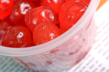 glace cherries