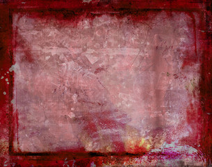 grunge border and  background