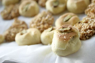 Deurstickers arabic sweet pastries & dessert © Egypix