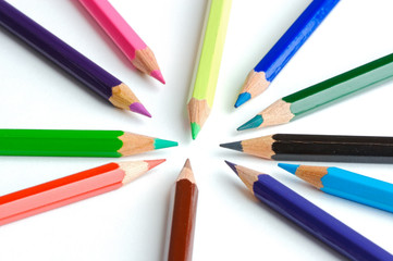 Fototapeta premium color pencils