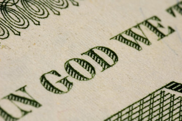 dollar bill extreme close up