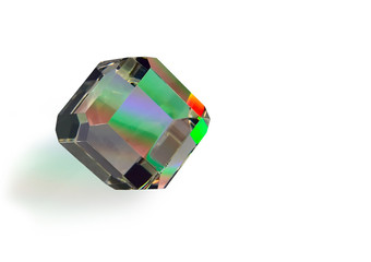 glass polyhedron isolated