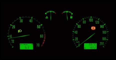 Fototapeta premium car panel