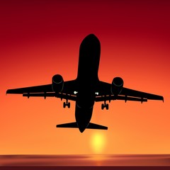 aeroplane silhouette 01