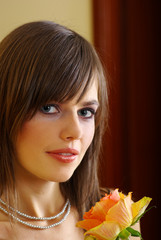 Fototapeta premium romantic woman