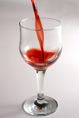 red wine glass