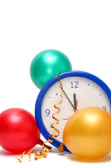 colorful new years eve