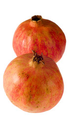 two pomegranates - vertical