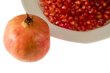 grains and pomegranate