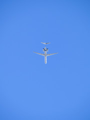 airplane overhead