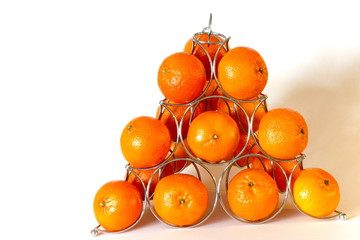 pyramid of fruit