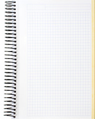 blank notebook sheet