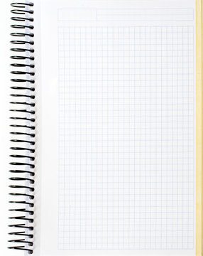 blank notebook sheet