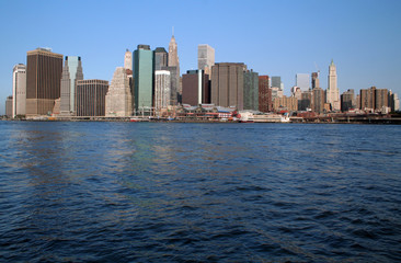 Fototapeta na wymiar Widok na Manhattan