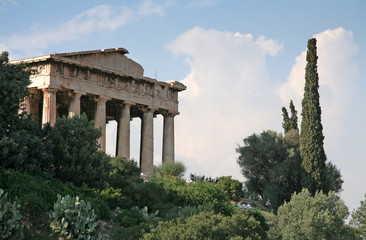 Fototapeta premium athens landmarks - temple of hephaistos