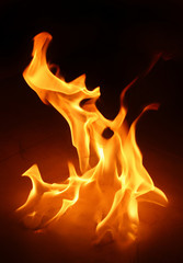 dancing flames