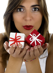 christmas woman