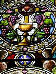 Türaufkleber eucharistie 2 © Mélissa Bradette