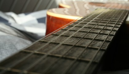 Fototapeta premium guitara strings 3