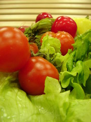 fresh and wet tomato closeup