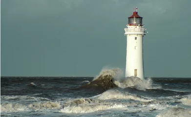 Foto auf Acrylglas Leuchtturm auf der Mersey © Jim Giddins