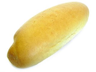 bread on white background