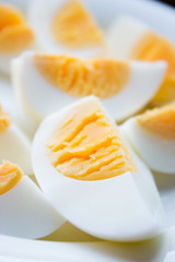 boiled eggs
