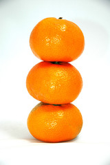 three satsumas