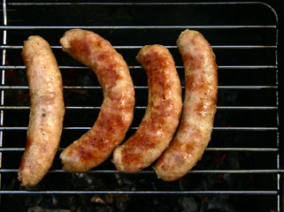 four sausages