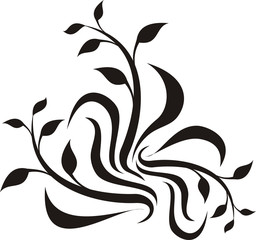 Obraz premium scroll design