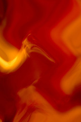 red flaming background