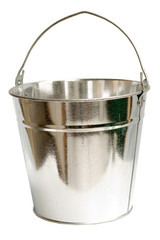 galvanized steel bucket (inc clipping path)