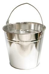 galvanized steel bucket (inc clipping path)