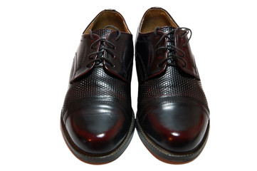 pair male boot isolated