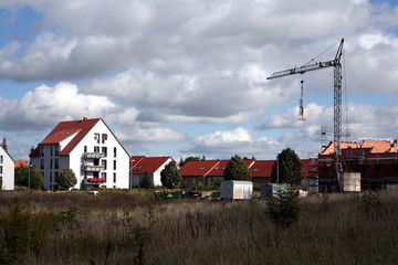 Fototapeta premium neubaugebiet