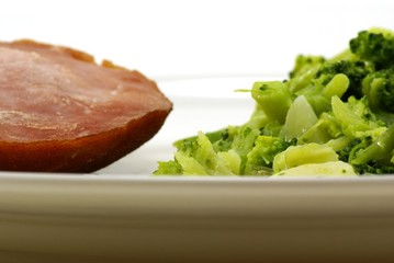ham and broccoli