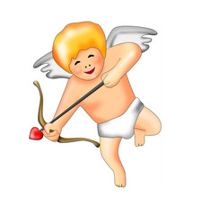 Obraz premium cupid with bow