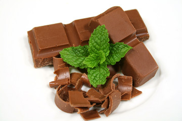 chocolate with mint