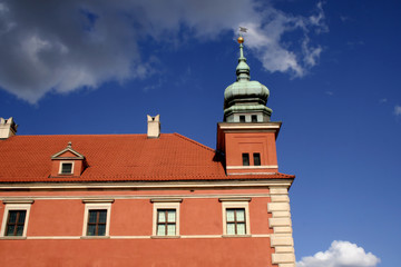 Fototapeta na wymiar the clocktower of the royal palac