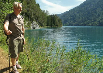 Fototapeta premium see wandern