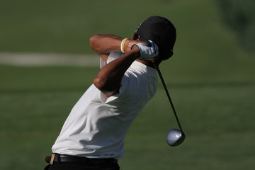 golf swing in valderrama
