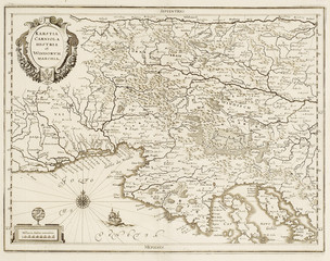 old map of adriatic sea - 1916465