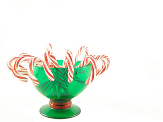 candy cane bowl