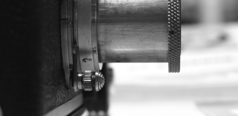 scratched up old camera