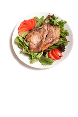 delicious pork chop dinner