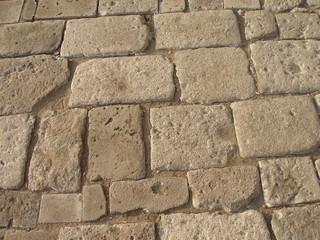 cobblestone pavement
