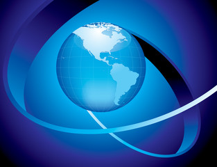 aqua globe - americas